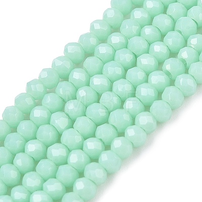 Opaque Solid Color Imitation Jade Glass Beads Strands LS-EGLA-A044-P1mm-D14-1