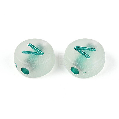Luminous Frosted Acrylic Beads FACR-T008-02V-1