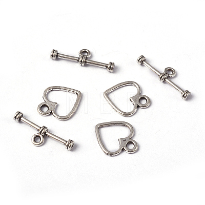 Tibetan Style Alloy Toggle Clasps LF1178Y-1