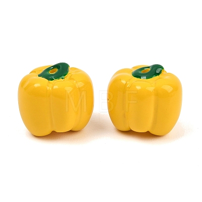Opaque Resin Imitation Vegetable Beads RE-CBAC4C7-01A-1