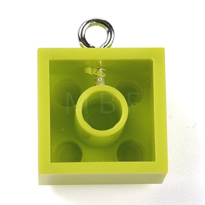 Resin Pendants RESI-E017-A19-1