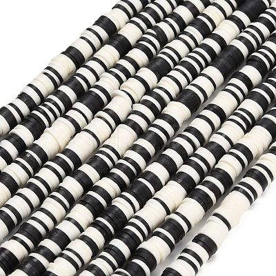 Handmade Polymer Clay Beads Strands PY-CBA21A8-01F-1
