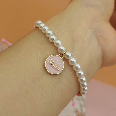 Mother's Day Alloy Enamel Charm Bracelets FS-WGE9C02-02-1