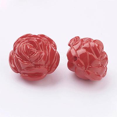 Opaque Acrylic Beads MACR-S635-6-1
