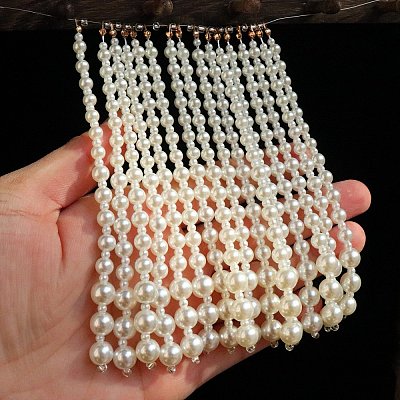 Glass Pearl Beaded Pendant FIND-TAC0016-41D-01-1