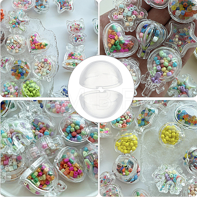 20Pcs Transparent Acrylic Beads TACR-SC0002-80A-1