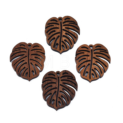 Natural Walnut Wood Pendants X-WOOD-N011-004-1