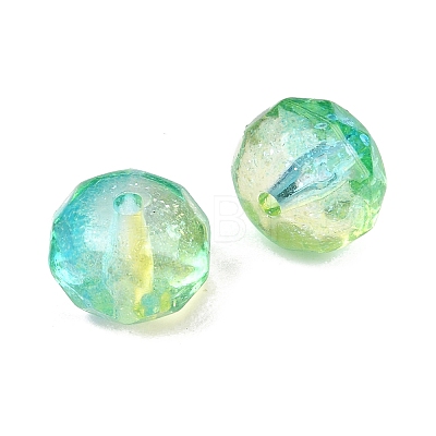 Two-Tone Transparent Acrylic Beads AC-CBAE44E-01A-01-1
