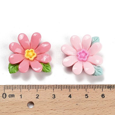 Opaque Resin Cabochons X-RESI-Z044-01B-1