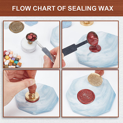 Wax Seal Stamp Set AJEW-WH0208-805-1