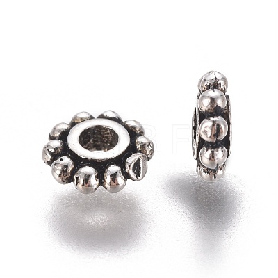 Thailand Sterling Silver Bead Spacers X-STER-G029-02AS-1