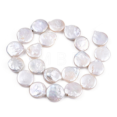 Natural Baroque Pearl Keshi Pearl Beads Strands PEAR-S018-06E-1