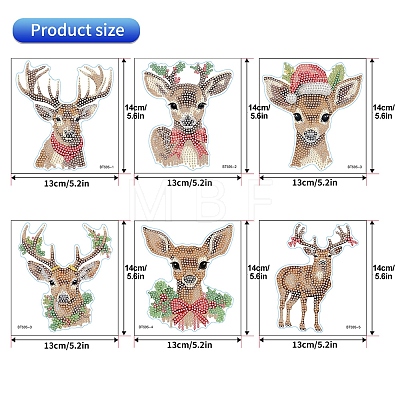 Christmas DIY Diamond Painting Sticker Kits PW-WG66A99-01-1