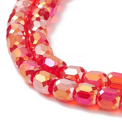 AB Color Plated Glass Beads GLAA-F108-12B-05-1