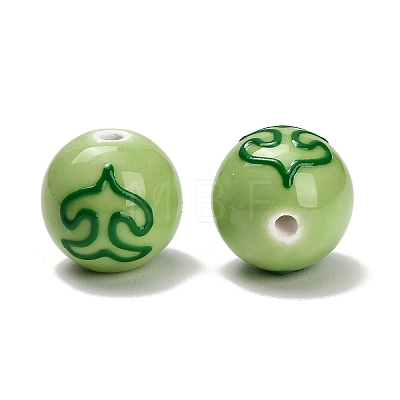 Handmade Porcelain Beads PR-T138-01A-1