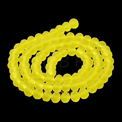 Transparent Glass Beads Strands X1-EGLA-A034-T8mm-MD29-1