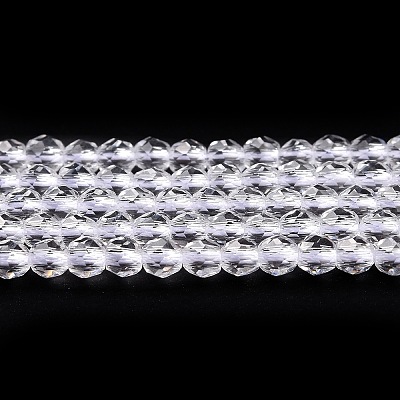 Transparent Glass Beads Strands GLAA-H021-04-29-1