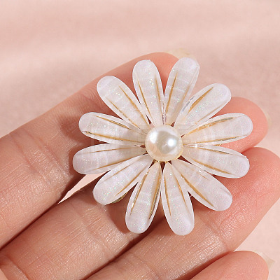 Exquisite Flower Alloy Brooch for Girl Women PW-WG37E88-01-1