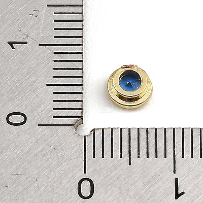 Brass Pave Cubic Zirconia Cabochons CU-CBA30E8-03G-1
