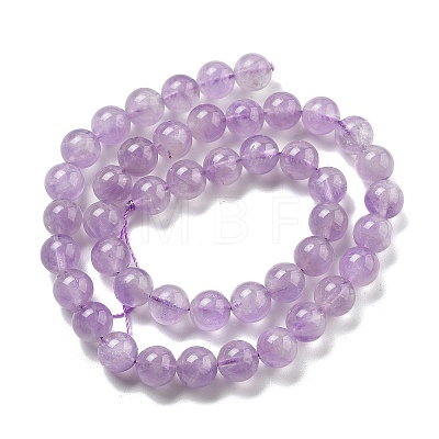 Natural Amethyst Beads Strands G-F306-11-8mm-1