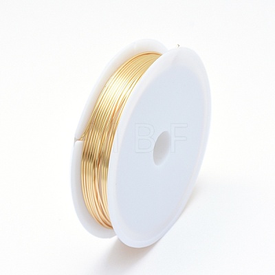 Eco-Friendly Round Copper Jewelry Wire CWIR-P001-01-0.8mm-1