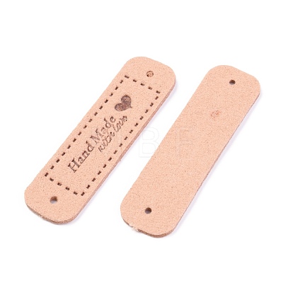 PU Leather Label Tags X-DIY-H131-A09-1