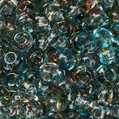 Baking Paint Transparent Colours Glass Round Beads SEED-L011-13A-02-1