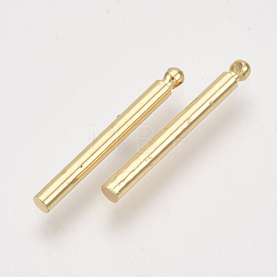 Brass Bar Pendants KK-S348-385B-1