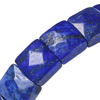 Natural Lapis Lazuli Stretch Bracelets BJEW-F406-B05-1-1