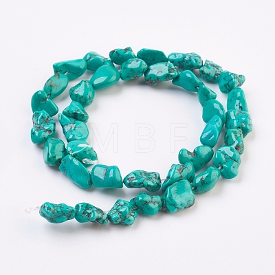Natural Magnesite Beads Strands G-K271-01-1