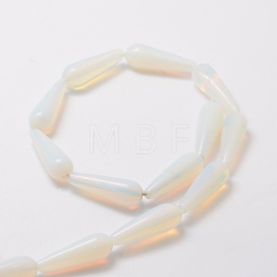 Opalite Teardrop Beads Strands G-E329-27-1