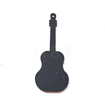 Guitar Shape Acrylic Big Pendants MACR-E002-02B-1