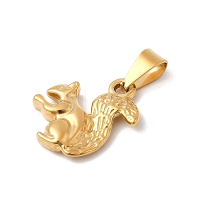 Animal Theme 304 Stainless Steel Pendants STAS-B167-27D-G-1