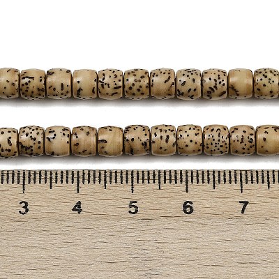 Natural Rudraksha Bodhi Seed Beads Strand WOOD-B010-A03-5x6mm-1