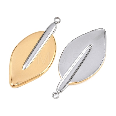 304 Stainless Steel Pendants STAS-G398-05GP-1