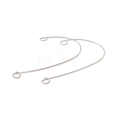 316 Stainless Steel Ear Cuff Findings STAS-H148-02P-1