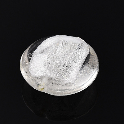 Handmade Silver Foil Glass Beads SLF20mmY-07-1