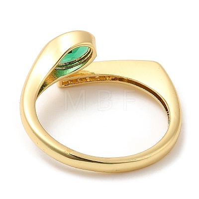 Rack Plating Brass Adjustable Rings RJEW-D008-04G-1