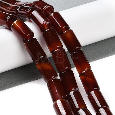 Natural Red Agate Beads Strands G-NH0019-A03-01-1