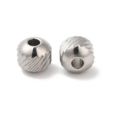 Non-Tarnish 201 Stainless Steel Bead STAS-H214-29C-P-1-1