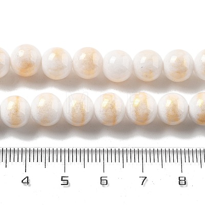 Natural Mashan Jade Beads Strands G-A255-A01-01H-1