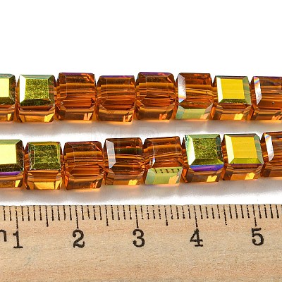Electroplate Glass Beads Strands EGLA-M031-01A-HR03-1