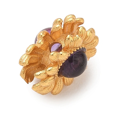 Brass Flower Beads GG-D002-12G-05-1