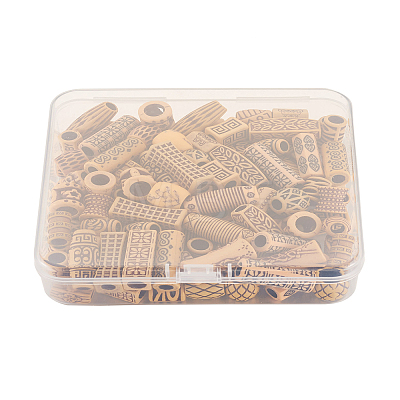 Craftdady 130Pcs 26 Style Plastic Beads KY-CD0001-01-1