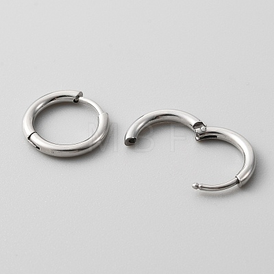 Stainless Steel Huggie Hoop Earrings with 316 Stainless Steeland Pins for Women EJEW-TAC0018-08A-1