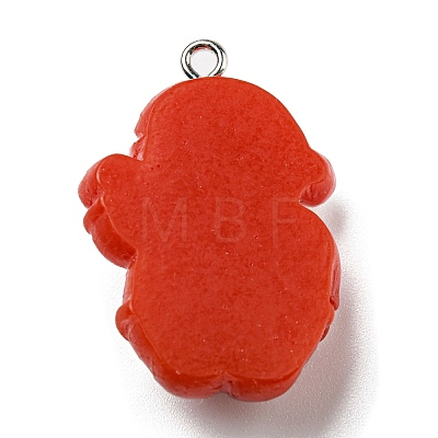 Opaque Resin Pendants CRES-D010-02I-1