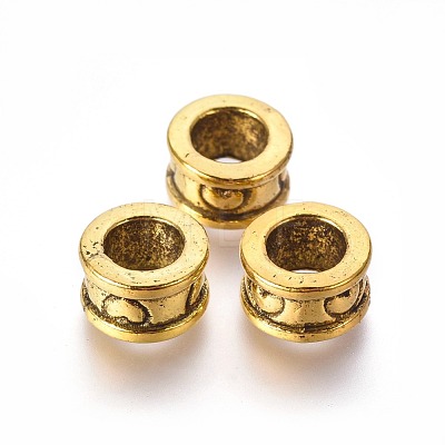 Tibetan Style Alloy European Beads GLF10451Y-NF-1