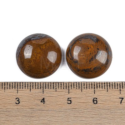 Natural Tiger Iron Cabochons G-T020-18mm-31-1