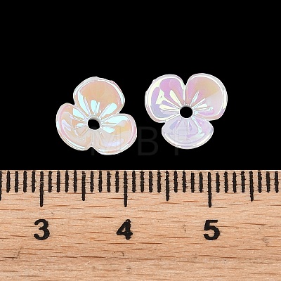 UV Plating Opaque Acrylic Bead Cap OACR-K001-44A-1