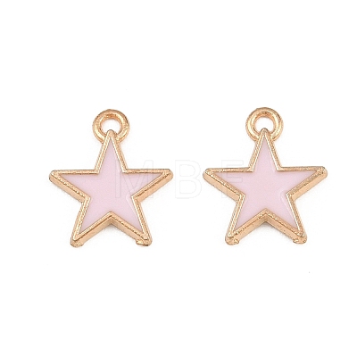 Alloy with Enamel Charms AL-CBA9C31-06G-E-1